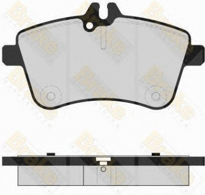 BRAKE ENGINEERING pa1631 -  Комплект тормозных колодок, дисковый тормоз